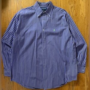 Ralph Lauren Golf Button-Down Shirt – Men’s L – Tilden – Two-Ply Cotton